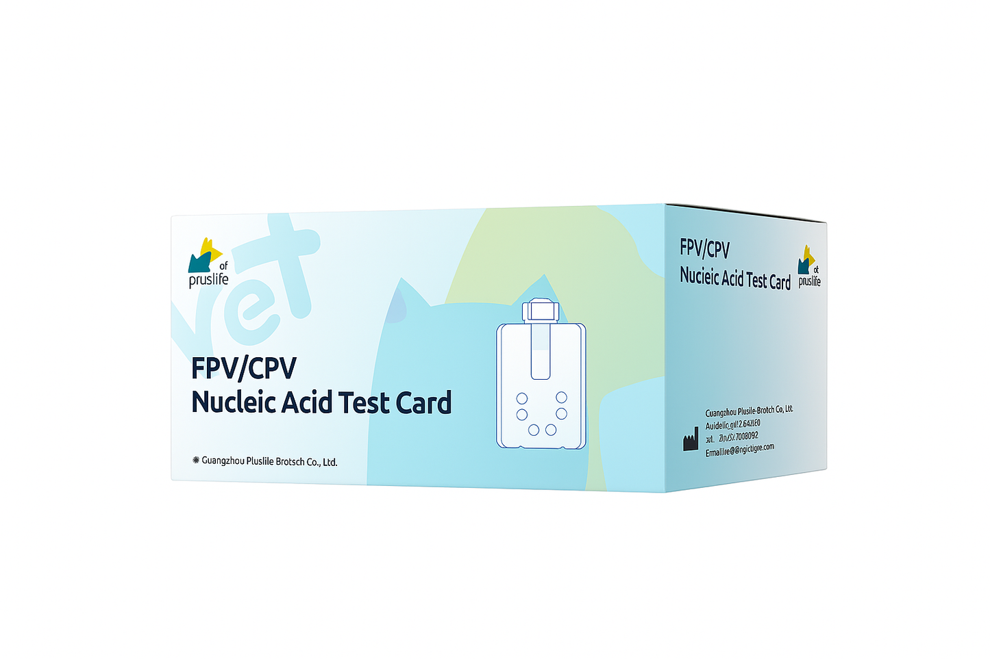 Kit Rápido (Cx com 10 Testes): Detecção Molecular de Parvovírus (FPV/CPV)